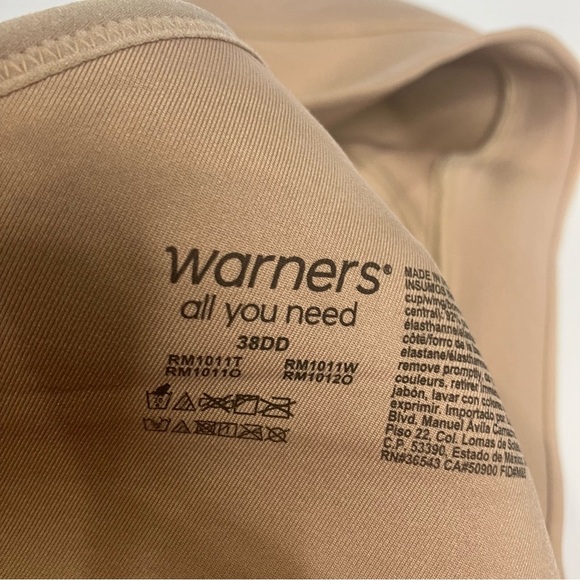 Warners wire free bra size 38DD - Picture 3 of 4